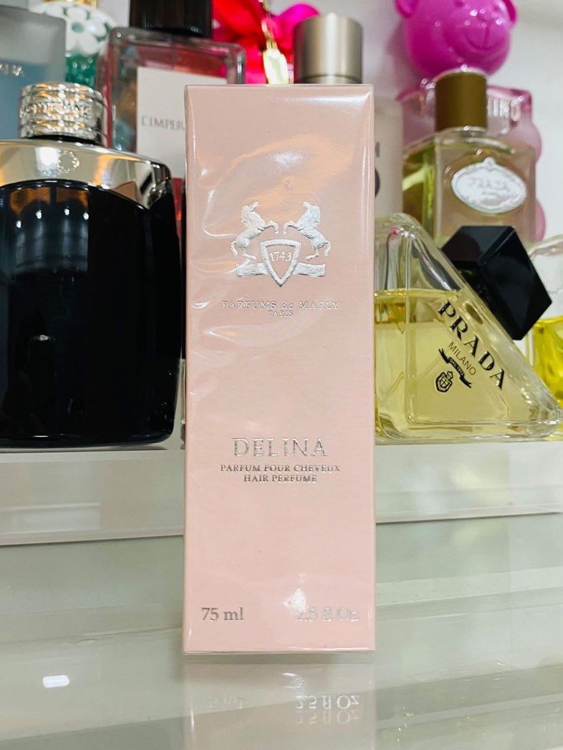 Delina Hair Perfume onhand (Category: Fragrance & Deodorants) located in Bulacan. Submitted by karisma_noverra (Listing ID 1466136572, Image 1). Description: Authentic and onhand.