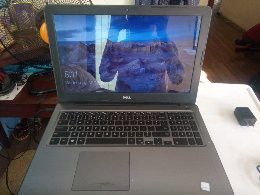 Dell Windows (Category: Laptops & Notebooks) located in Quezon City. Submitted by c_villegas15 (Listing ID 1466152592, Image 1). Description: - Brand: Dell Inspiron 5567 - OS: Windows 10 - i3 7th gen Processor - Keyboard: QWERTY with full numeric keypad (No ghost Touch) - Color: Dark grey - Included: Power adapter and charging brick - Condition: Working with active desktop display - Defect: Battery Defective, laptop needs to be plugged (Charger i