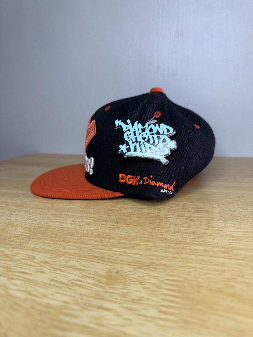 DGKxDiamond cap orange black snapback (Category: Caps & Hats) located in Vigan. Submitted by catmoonlilith (Listing ID 1466002343, Image 2). Description: .