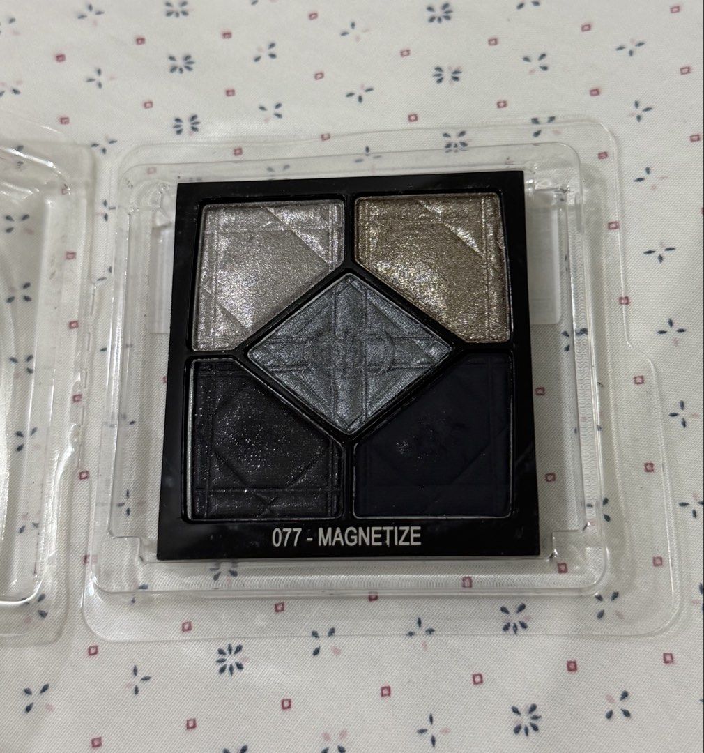 DIOR Eyeshadow 077 (Category: Makeup) located in Davao. Submitted by gr8stmom_melissa (Listing ID 1465974302, Image 1). Description: Ttied the middle shade once. All the rest unused. Authentic tester as seen in malls..