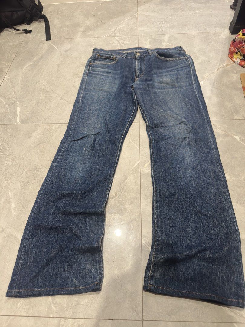 Distressed Levis 517 boocut jeans (Category: Jeans) located in Antipolo. Submitted by usagithrifts (Listing ID 1465997940, Image 2). Description: made in japan Distressed Levi’s Bootcut 517 Jeans w-33 L-40 Leg opening:8.5 1200+sf issue on the last photo.