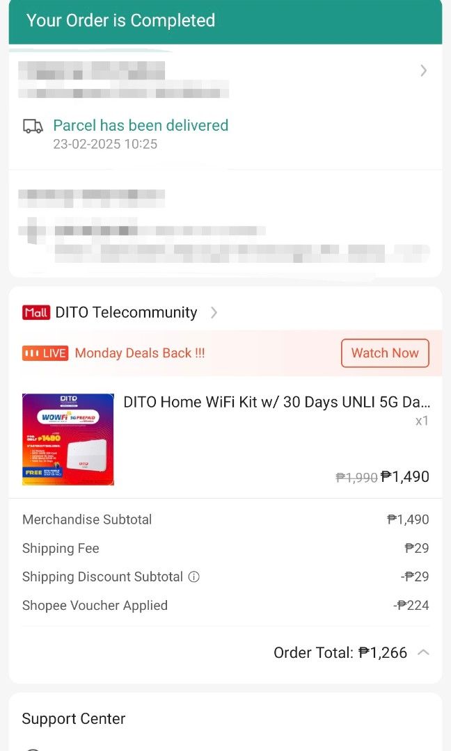 DITO Home WoWFi Pro (Category: Electrical, Adaptors & Sockets) located in Manila. Submitted by cholynne (Listing ID 1466005292, Image 2). Description: DITO Home WoWFi Pro I got new wifi No Box used it for almost 1 year but looks like new. LOCATION: Manila.