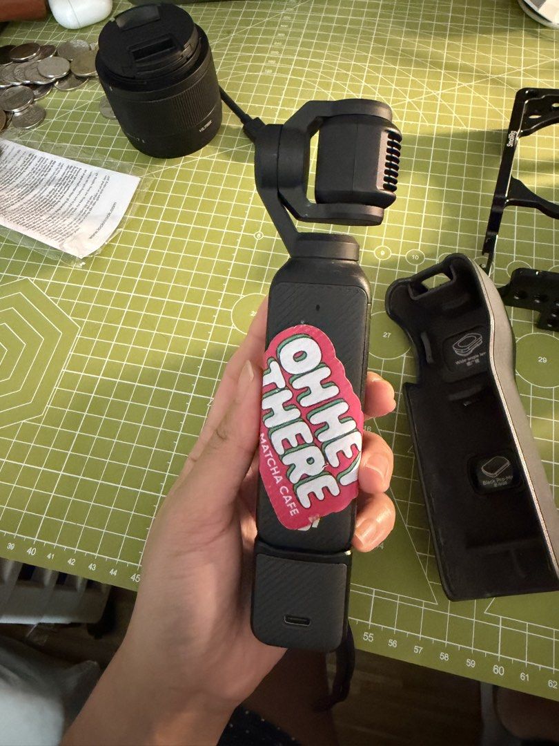 DJI Osmo Pocket 3 (Category: Cameras) located in Paranaque City. Submitted by christinejgm (Listing ID 1466047325, Image 3). Description: - DJI Osmo Pocket 3 handheld gimbal camera - Includes protective case No issue.