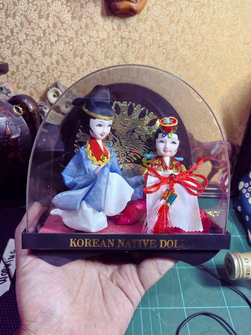 Dolls - Korean Native Doll Display. (Category: Figurines & Statues) located in Cebu City. Submitted by dudes_villanueva (Listing ID 1466108115, Image 1). Description: Dolls - Korean Native Doll Display. 📌 Enclosed in Acrylic Plastic Case. 📌 In excellent condition. L6.25xW3.75xH6 in.