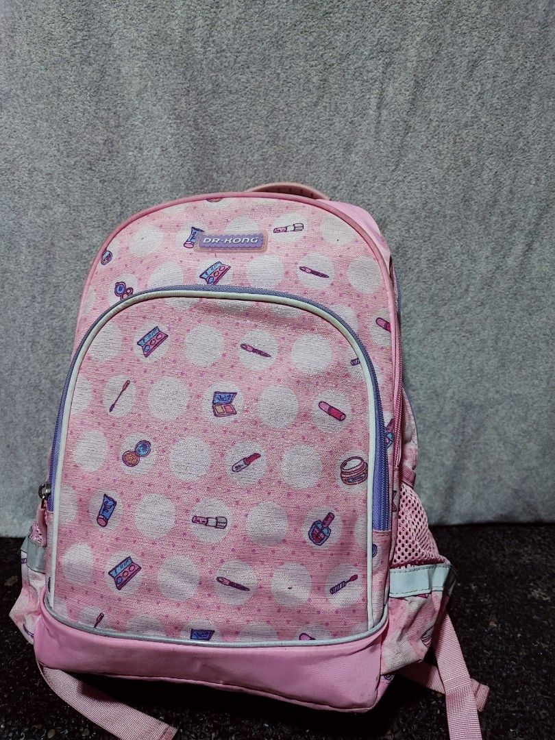 Dr. Kong Pink Backpack (Category: Backpacks) located in Baguio. Submitted by jayrgijc52758 (Listing ID 1466124405, Image 1). Description: Dr. kong orthopedic backpack Pang grade 2-5 Excellent condition Nadumihan lang bottom nya 600.