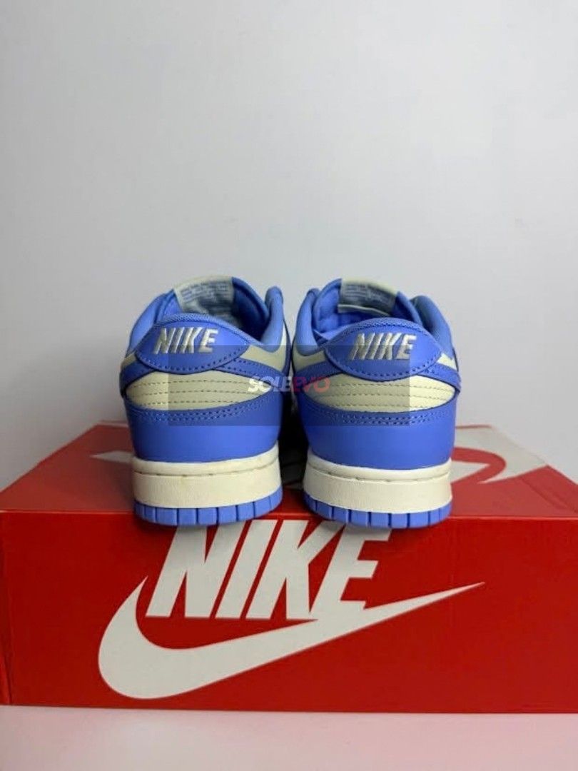 Dunk Low "University Blue" (Category: Sneakers) located in Pasig City. Submitted by soleevo (Listing ID 1466058619, Image 3). Description: Dunk Low "University Blue" - Paint chip left pair (Good as new) -Size: 8 US mens/ 9.5 womens - Php 1,950 - with box “Can send additional pictures.” Payment first policy. Location: Pasig City Facebook: Sole Evo Instagram: @sole.evo Disclaimer: We are not associated, affiliated with any brands that is posted. Al
