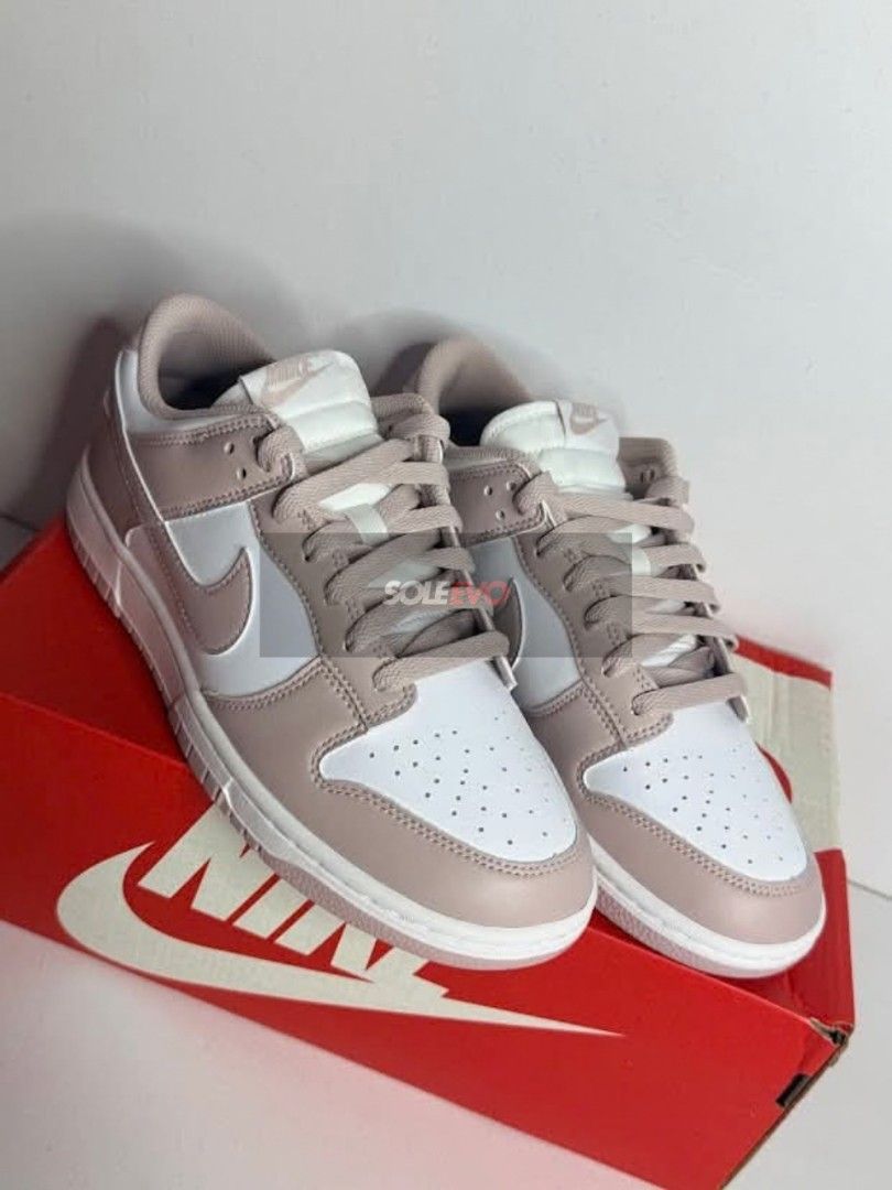 Dunk Low "White Particle Rose" (Category: Sneakers) located in Pasig City. Submitted by soleevo (Listing ID 1466058617, Image 2). Description: Dunk Low "White Particle Rose" - Brandnew -Size: 7 US mens/ 8.5 womens - Php 2,750 - with box “Can send additional pictures.” Payment first policy. Location: Pasig City Facebook: Sole Evo Instagram: @sole.evo Disclaimer: We are not associated, affiliated with any brands that is posted. All intellectual pro