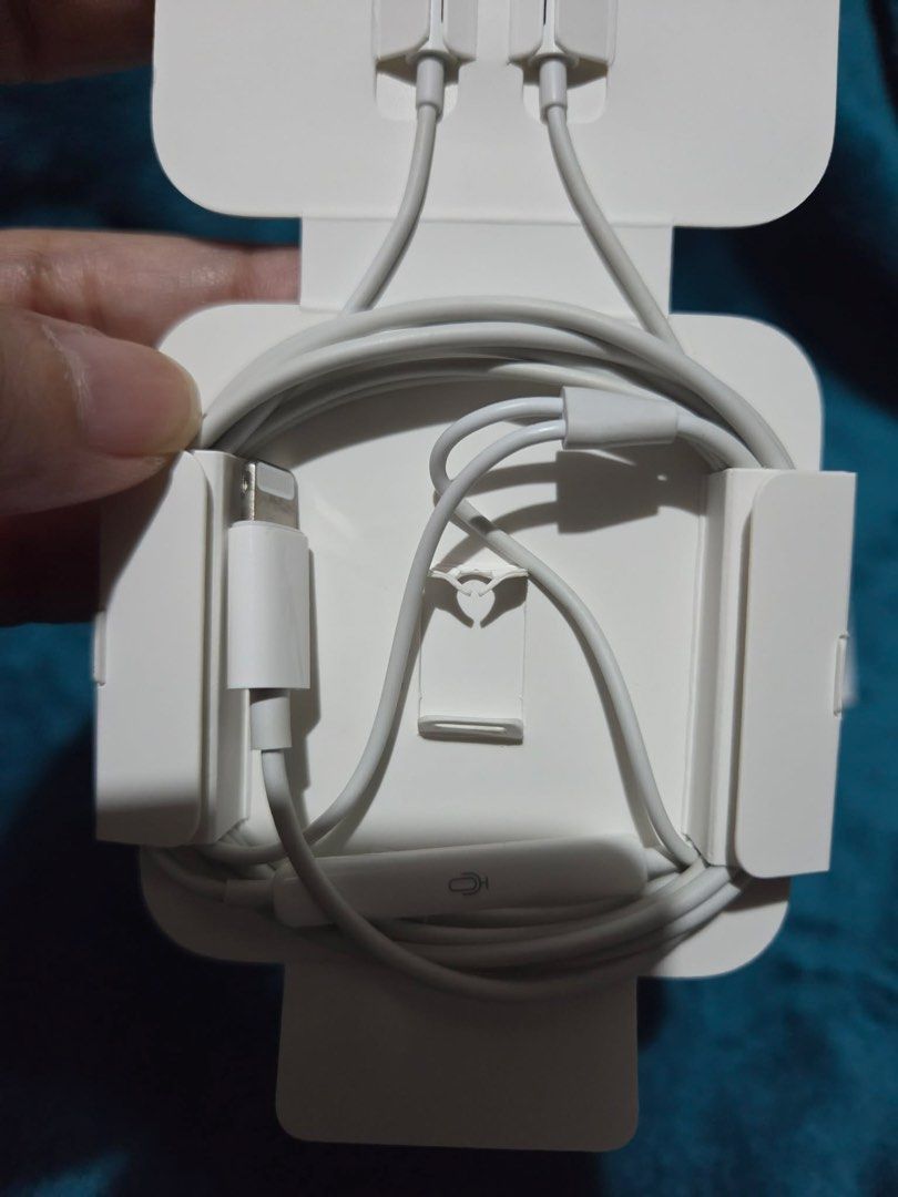 EarPods with Lightning Connector (Category: Earphones) located in Talisay. Submitted by wfh_declutters (Listing ID 1466019570, Image 3). Description: Seldom used. 900php .