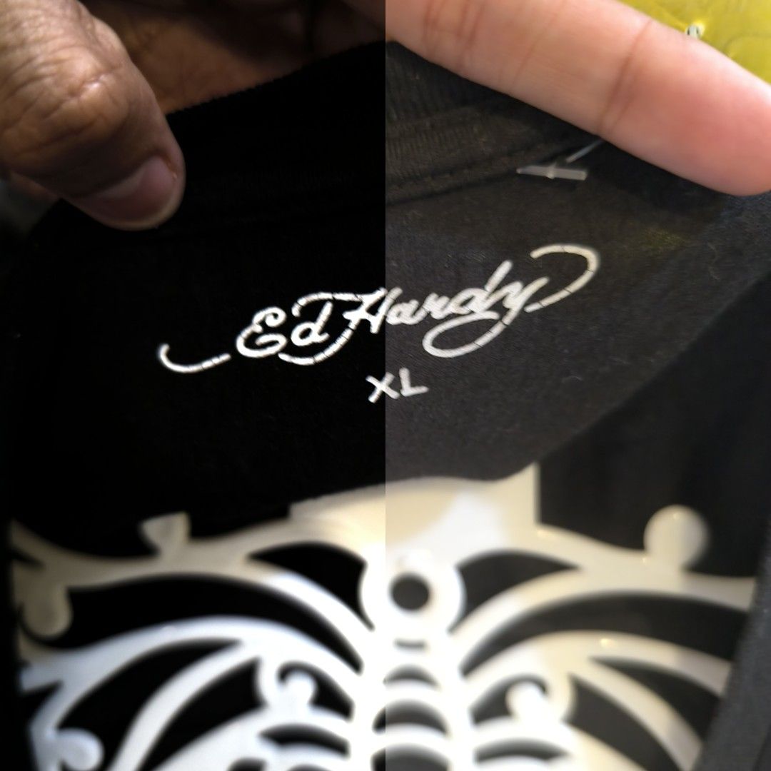 ED HARDY CLASSIC LION GRAPHIC TEE (Category: Blouses) located in Sindangan. Submitted by waterbop (Listing ID 1466138509, Image 3). Description: 450 + SF - EXCELLENT CONDITION - NO ISSUE - 10/10 COLOR RATE - 19W - 18L - XL on tag LOC ZAMBOANGA.