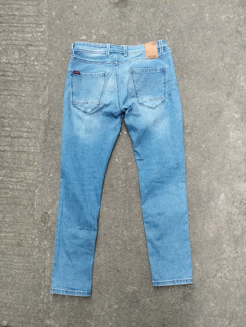 Ego Denim Jeans (Category: Jeans) located in Manila. Submitted by neil_sellingaccount (Listing ID 1466073410, Image 3). Description: 31 waist 37 length 10.5 tigh 6 leghole good condition no issue.