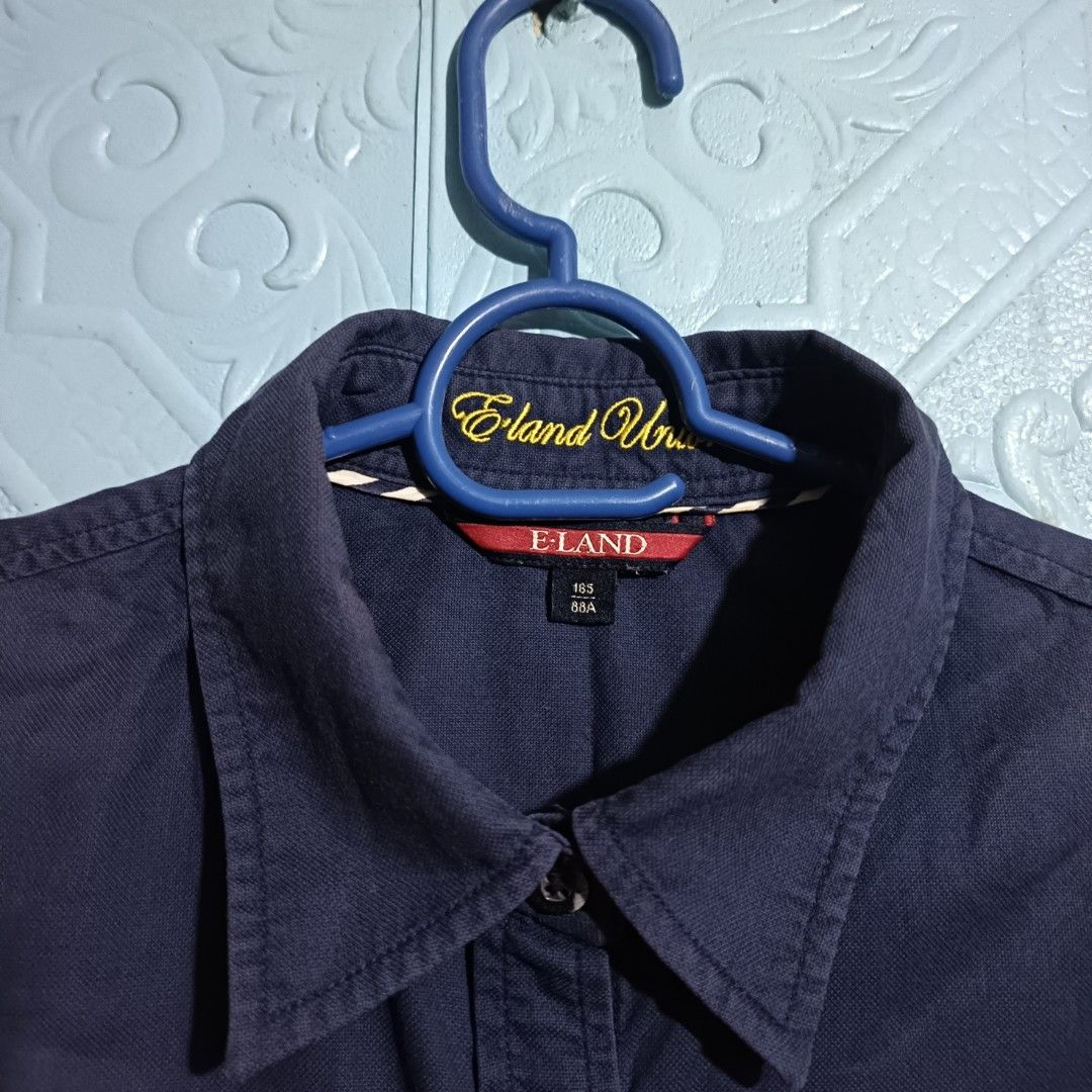 ELAND POLO DARK BLUE SHORT SLEEVE (Category: Activewear) located in Quezon City. Submitted by zoesmithshop (Listing ID 1466079338, Image 3). Description: DARK BLUE POLO FOR WOMEN SIZE-SMALL BRAND -ELAND.