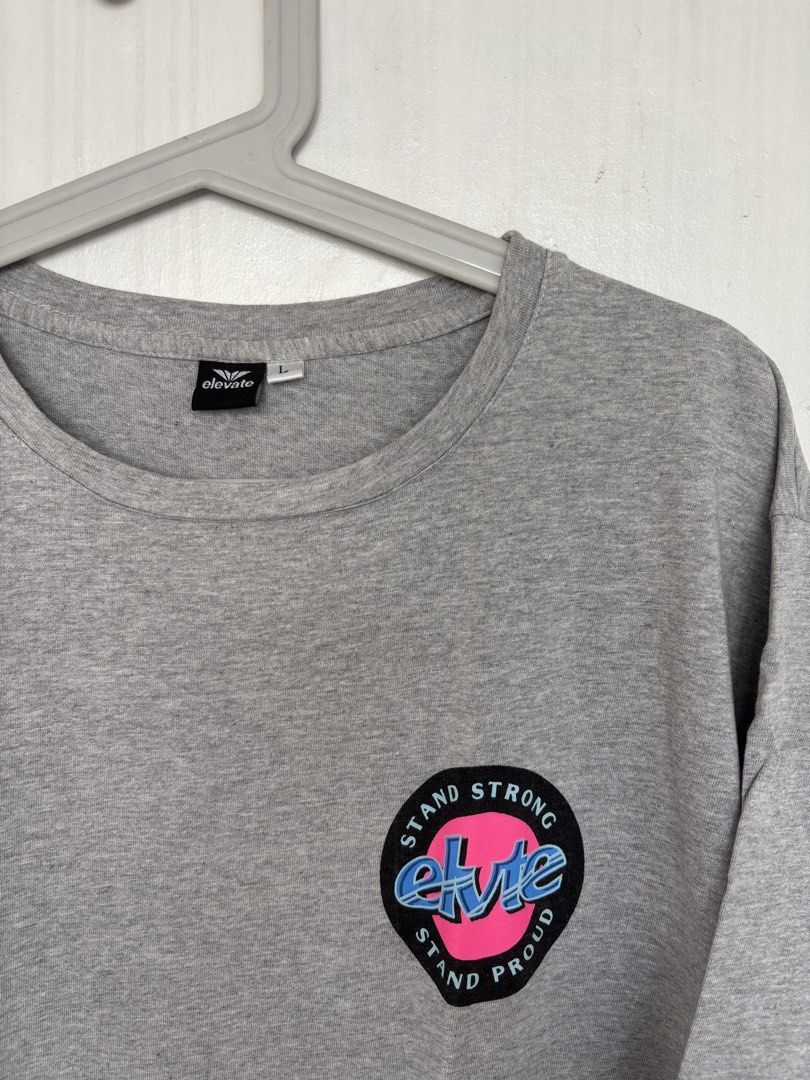 Elevate apparel shirt Large (Category: Tshirts & Polo Shirts ) located in Quezon City. Submitted by jpenal71 (Listing ID 1466071828, Image 2). Description: Elevate apparel shirt Large 29.5x21.5 inches LxW 380 free shipping via J&T Gcash/bpi Antipolo Rizal .