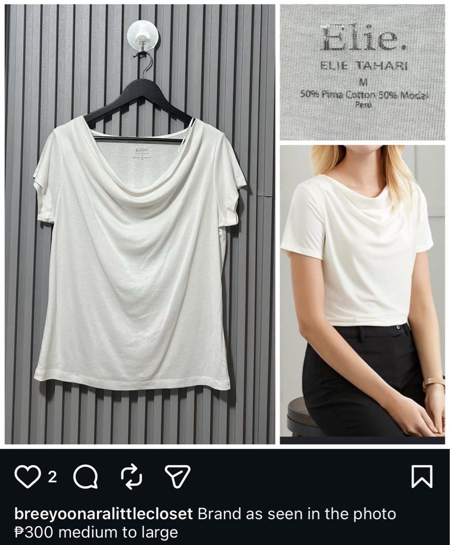 Elie Tahari (Category: Blouses) located in Iligan City. Submitted by sherriejar15721 (Listing ID 1465997594, Image 1). Description: Medium to large size.