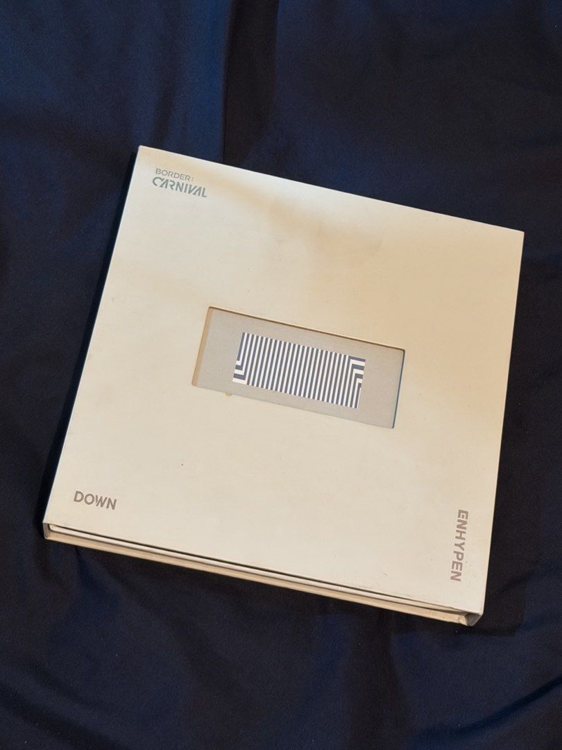 ENHYPEN Border : Carnival Down Version Album with Jake PC Set (Category: K-Wave Merchandise) located in Quezon City. Submitted by lasqty (Listing ID 1465899467, Image 2). Description: - Album: ENHYPEN Border: Carnival (Down Version) - Inclusions: Photobook, CD, and lyric book - Photocards: Includes 2 Jake photocards - Perfect for Engenes and photocard collectors!.
