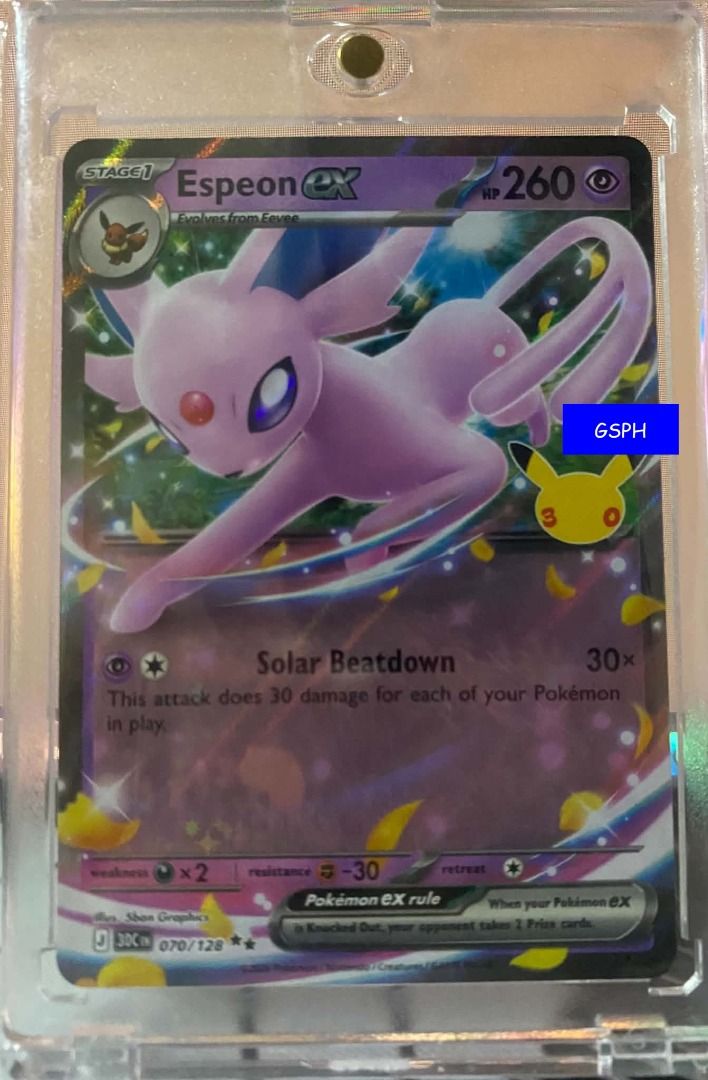 Espeon 070/128 RR (Category: Raw Singles) located in Makati City. Submitted by goodiesstuff_ph_17119811 (Listing ID 1466100050, Image 1). Description: .