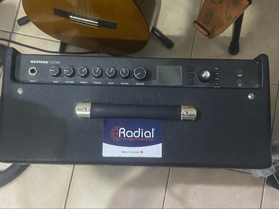 Fender Mustang GTX100 (Category: Soundbars, Speakers & Amplifiers) located in Manila. Submitted by lucybedroquelover (Listing ID 1465961333, Image 3). Description: Good condition. No issues. Perfect for people who aren’t into pedals. Well taken care of. Description from Fender’s website: Mustang GTX is a better, bolder guitar amp with an unprecedented feature set and unbeatable performance. A wide selection of accurate and versatile amp models, d