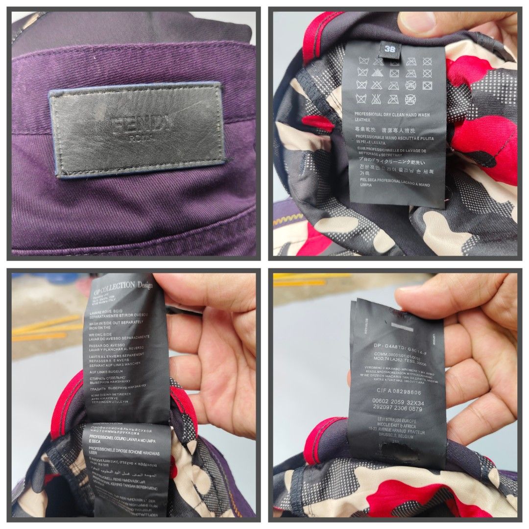 Fendi Roma unisex (Category: Trousers) located in Baguio. Submitted by archival_thrifted.ph. (Listing ID 1466052659, Image 2). Description: FOR SALE‼️ .FENDI ROMA UNISEX .STILL IN GOOD CONDITION .SIZE 38 ON TAG .PHP 1280 PLUS SF .❌❌ COP/COD .MOP GCASH .COURIER J&T .BAGUIO AREA .DM FOR SURE BUYER TY.