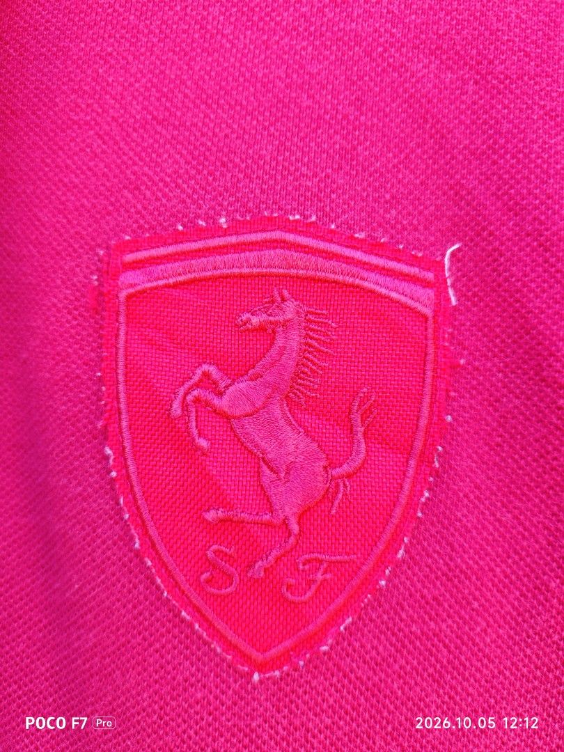 Ferraris (Category: Activewear) located in Mexico. Submitted by josephnuqui1980 (Listing ID 1466132054, Image 3). Description: Puma Ferrari Motorsport Polo T-Shirt Size L 21Wx30L.