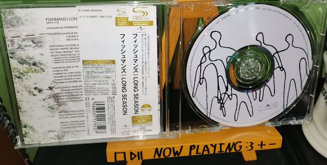 Fishmans - Long Season (w/obi) (CD) (Category: CDs & DVDs) located in Pasig City. Submitted by windowlicker (Listing ID 1464271598, Image 3). Description: - Listings without photos are still in transit and are expected to arrive within the week - Near Mint condition (case not graded) - MOD: J&T or Lalamove - MOP: Gcash.