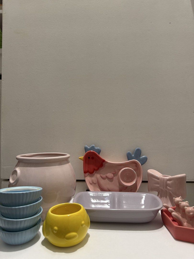 For Sale Ceramic House Decor 9 !!!!! (Category: Other Home Decor) located in Quezon City. Submitted by fragilebabies (Listing ID 1466144331, Image 1). Description: PM for Price of Each Item Disclaimer: Please be reminded that these mugs are mall pull-out items. Minor imperfections such as small chips, slight paint chips, crazing (fine hairlines), and other minor marks may be present and are considered normal for mall pull-out items. That said, mo