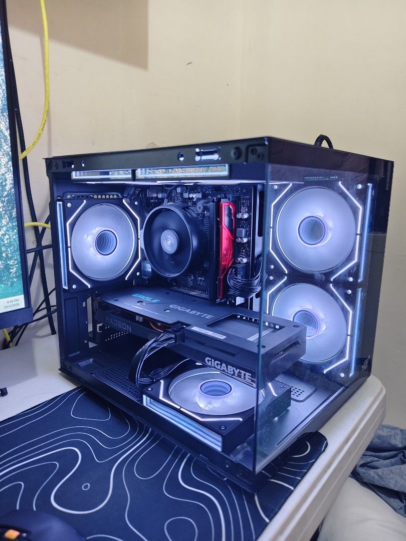 FOR SALE GAMING PC (Category: Desktops) located in Manila. Submitted by alexis7773 (Listing ID 1466099047, Image 2). Description: 🖥️ GAMING PC SET — ₱39,999 NEGOTIABLE Ryzen 5 5600G Gigabyte RX 6600 8GB 16GB DDR4 RAM 512GB + 256GB SSD Biostar B550MHP MSI 600W PSU 27" HKC Monitor Gaming Case ✅ Personal use ✅ Freshly reset ✅ SSD Health 100% Good ✅ Can test upon meetup 🎮 Great for 1080p gaming System Unit Only: ₱35,000 Complete Set: ₱39,999 negoti