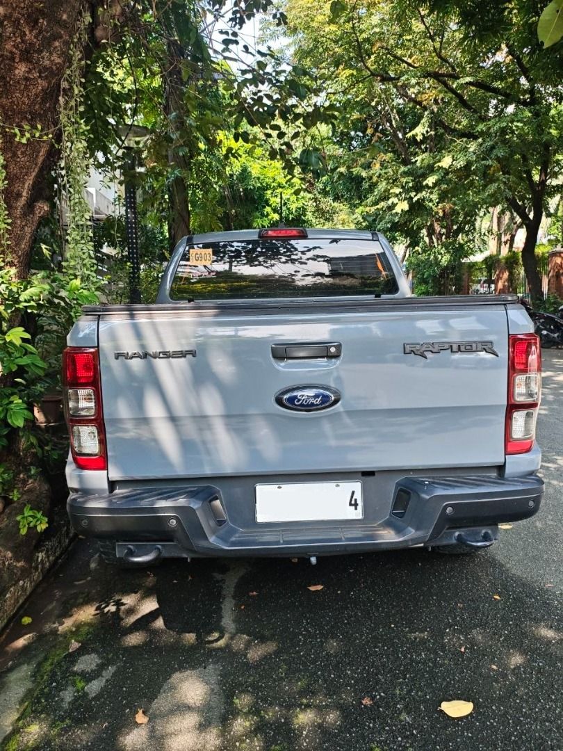 Ford Ranger Raptor Auto (Category: Used Cars) located in Makati City. Submitted by rafaeleche (Listing ID 1465990752, Image 2). Description: 2021 Ranger Raptor 2.0L 4x4 AT Conquer Grey.