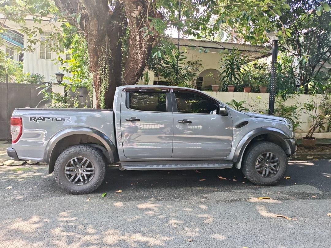 Ford Ranger Raptor Auto (Category: Used Cars) located in Makati City. Submitted by rafaeleche (Listing ID 1465990752, Image 3). Description: 2021 Ranger Raptor 2.0L 4x4 AT Conquer Grey.