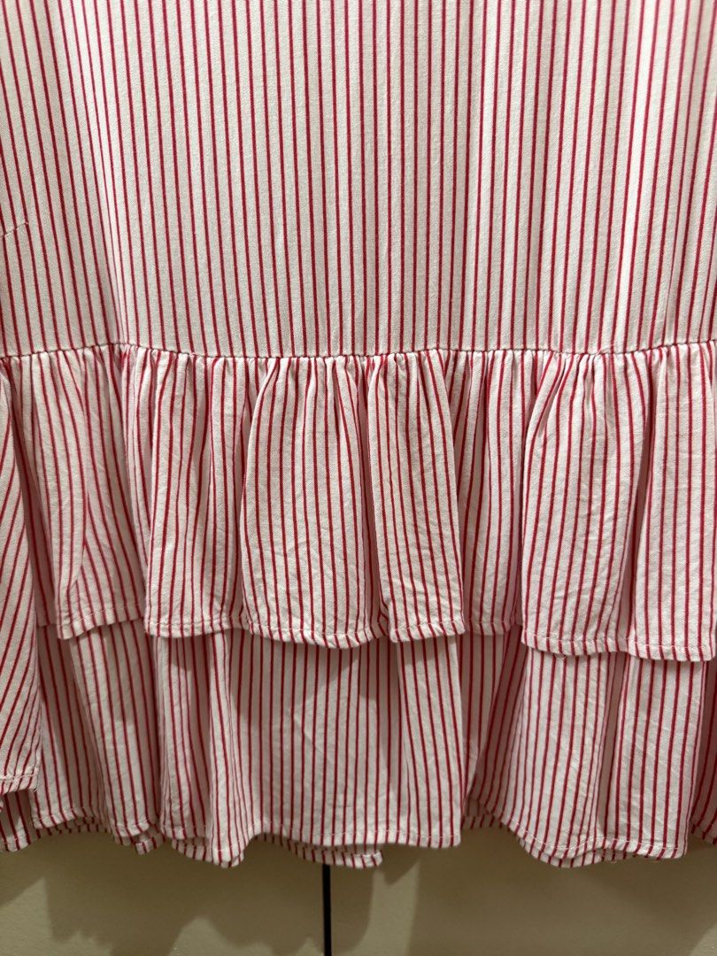 Forever 21 stripped top (Category: Blouses) located in Makati City. Submitted by prebykris (Listing ID 1466136987, Image 3). Description: Used once RFS: no longer my style; decluttering.