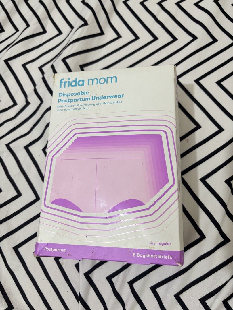 Frida Mom Postpartum Recovery Essentials Bundle (Category: Maternity Care) located in Manila. Submitted by sugarcervantes (Listing ID 1466080119, Image 3). Description: PRODUCT DESCRIPTION: - Brand new Frida Mom postpartum recovery bundle - Ideal for hospital bag packing and postpartum preparation - Includes Instant Ice Maxi Pads for pain relief - Includes Disposable Postpartum Underwear (Regular size) - Includes Witch Hazel Perineal Cooling Pad 