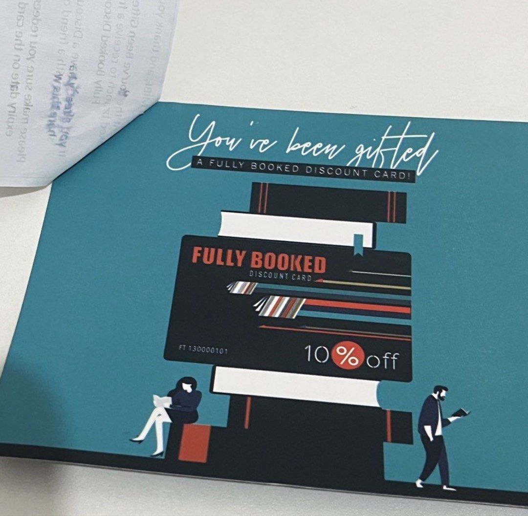 Fully Booked 20% Discount Card (Category: Vouchers) located in Malabon City. Submitted by reiresets (Listing ID 1465987955, Image 1). Description: .