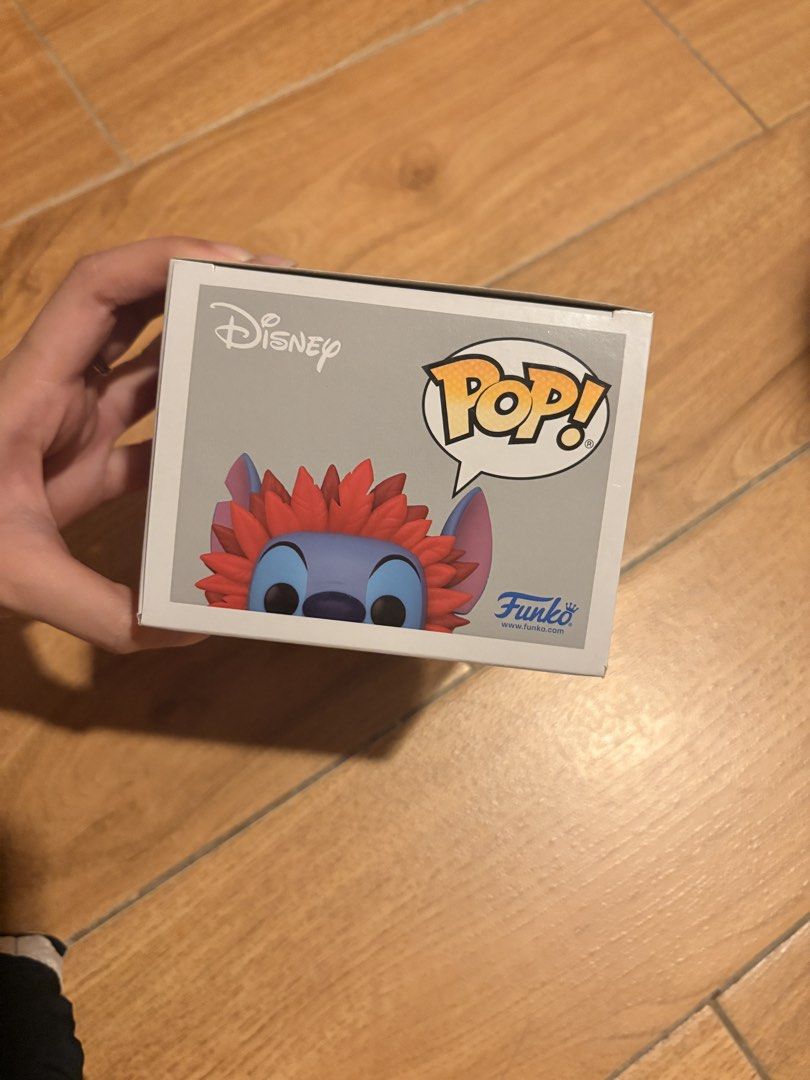 Funko Pop Stitch as Simba #1461 (Category: Designer & Blind Box Toys) located in Mandaluyong City. Submitted by boopiefinds (Listing ID 1466087049, Image 3). Description: Can also do trade to Sanrio Funkos.