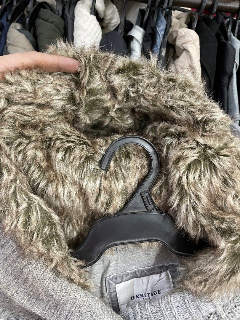 Fur jacket (Category: Coats, Jackets and Outerwear) located in Lucena. Submitted by riyizthriftz (Listing ID 1465954212, Image 2). Description: Heritage 1981 Fur jacket Medium on tag Used condition Color rate 8.5/10 .