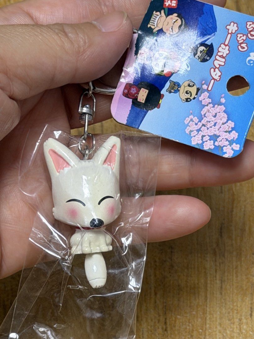 Fushimi Inari Tail Moving White Fox Keychain (Category: Charms) located in Bacolod City. Submitted by quickocean-c957 (Listing ID 1466078244, Image 1). Description: 8 pcs available.