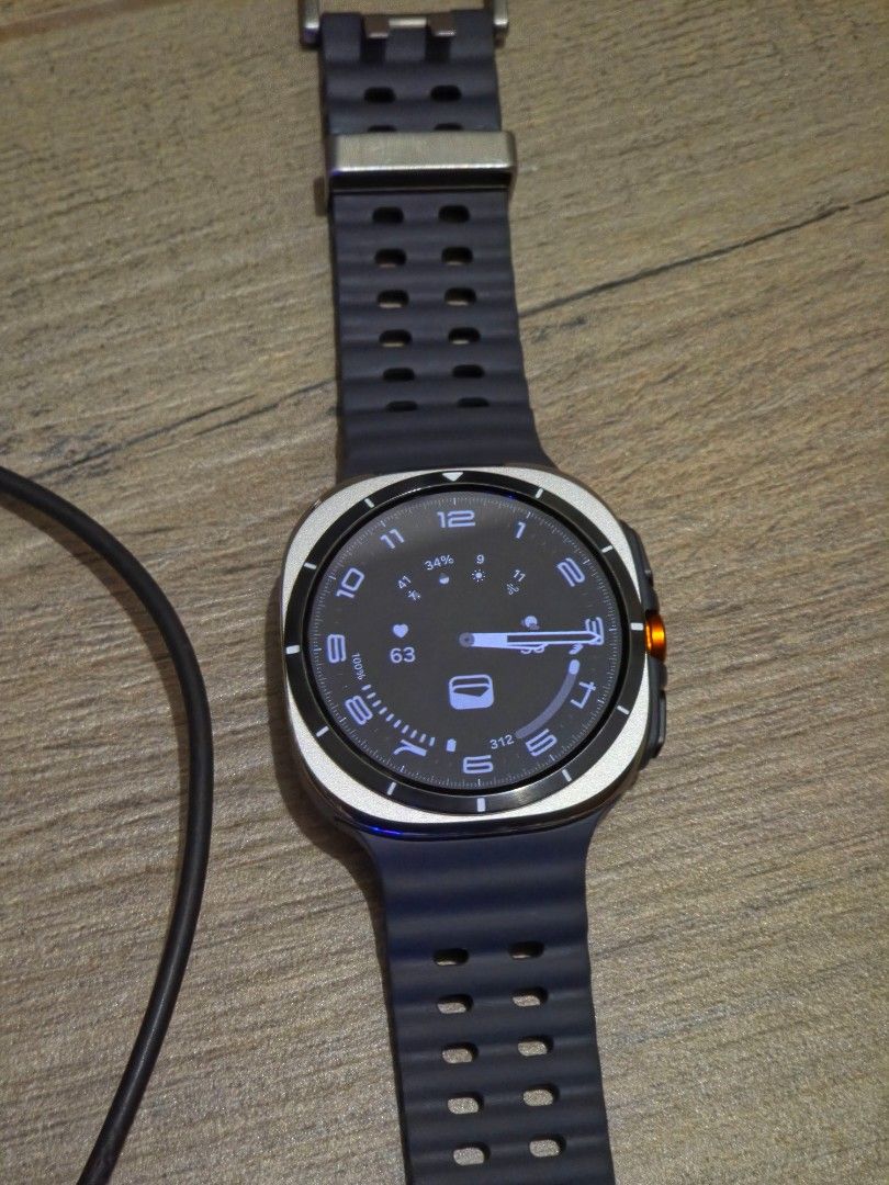 Galaxy Watch Ultra with LTE (Category: Wearables & Smart Watches) located in Quezon City. Submitted by no-trades-bawal-barat-reseller (Listing ID 1466120209, Image 1). Description: lightly used with not easily noticeable signs of natural wear and tear rfs is my boyfriend is keeping his Garmin FR965.