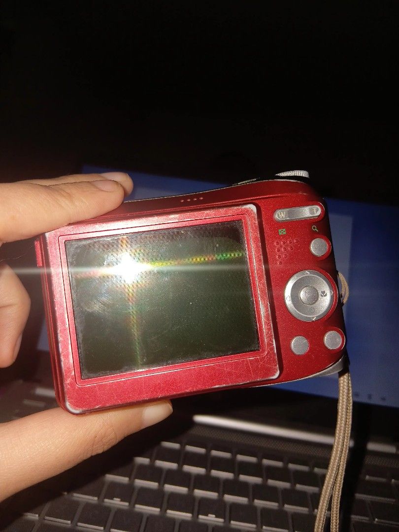 GE A1250 12.2 Megapixel Digital Camera Red (Category: Cameras) located in Taguig. Submitted by mikacxz (Listing ID 1466073192, Image 3). Description: - Model: GE A1250 Digital Camera -LCD Burn/Screen Issues -Comes with battery, charger, and SD card - Resolution: 12.2 Megapixels with 5x optical zoom - Condition: Tested and fully working (screen, buttons, battery compartment) - Aesthetic: Customized with cute stickers all over the body - Inclusions