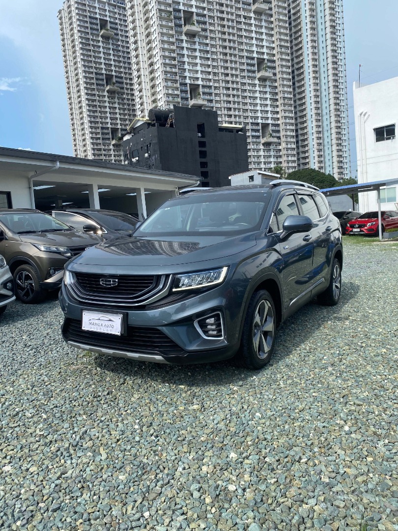Geely Okavango Urban 1.5L Auto (Category: Used Cars) located in Pasig City. Submitted by pureocean-057512 (Listing ID 1465962058, Image 3). Description: 2022 GEELY OKAVANGO URBAN 1.5L GAS AUTOMATIC TRANSMISSION Downpayment: ₱176,400 ✅ ZERO PROCESSING UNTIL OCT 17 ONLY ✅ ⚠️5 SLOTS LEFT ONLY⚠️ Grey 52tkms mileage Automatic Transmission 1.5L Gasoline Engine 3 ending plate Navigation System (GPS) Central Locking Electric Mirrors Electric Windows Elec