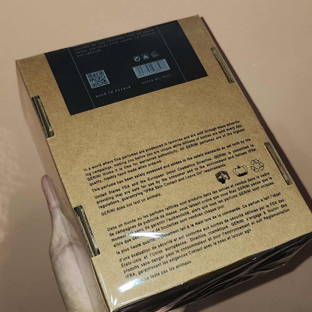 GERINI MINERAL 100ml Same DNA as Ganymede (Category: Fragrance & Deodorants) located in Quezon City. Submitted by rjdeclutterings (Listing ID 1466137407, Image 2). Description: Check my pinned post( eeff bee feysbook dot com slash rjqmagno ) for vouches,Authentic, dont buy if you have doubts po. No swap/trade/LP. Lalamove Pin Loc: 76 Waling- waling st., Brgy. Payatas, Quezon City, Metro Manila, Philippines Thank you po..