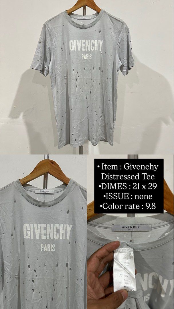 GIVENCHY Distressed tee (Category: Tshirts & Polo Shirts ) located in Balungao. Submitted by kupaloots_club (Listing ID 1466010195, Image 1). Description: .
