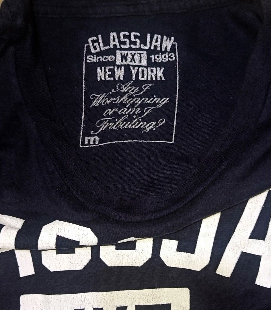 GLASSJAW (Category: Tshirts & Polo Shirts ) located in Manila. Submitted by buying_only_lows (Listing ID 1466069499, Image 3). Description: Medium WIDTH: 20.5 LENGTH: 27.