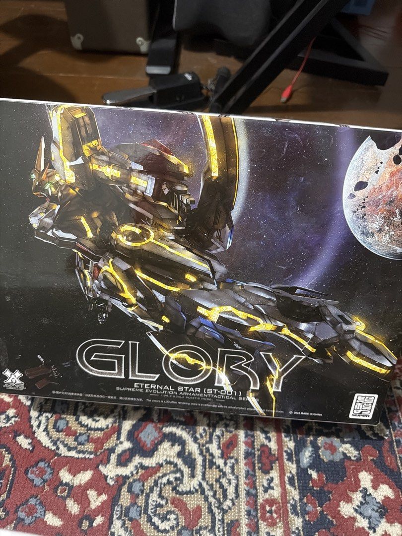 Glory Eternal Star ST-001 1/99.9 Scale Plastic Model (Category: Gundam & Model Kits) located in Manila. Submitted by teraone (Listing ID 1466039837, Image 3). Description: - Item: Glory Eternal Star ST-001 (Supreme Evolution Armament Tactical series) - Scale: 1/99.9 high-precision plastic model kit - Material: Premium no-spray injection material - Features: Movable backpack structure, supports flight attitude poses and energy position displays - 
