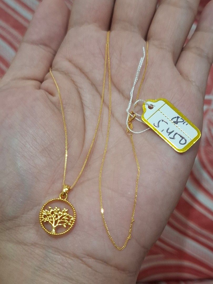 Set Necklace (Category: Necklaces) located in Caloocan City. Submitted by michelle.golveo (Listing ID 1466150297, Image 2). Description: 💰 PRICE: ₱5,450 EACH ONLY! BRAND NEW Ang item po ay SOLD PER SET, NOT PER GRAM. Wala po kaming exact or estimated grams na maibibigay dahil set price po ang basis ng selling price, hindi per gram..