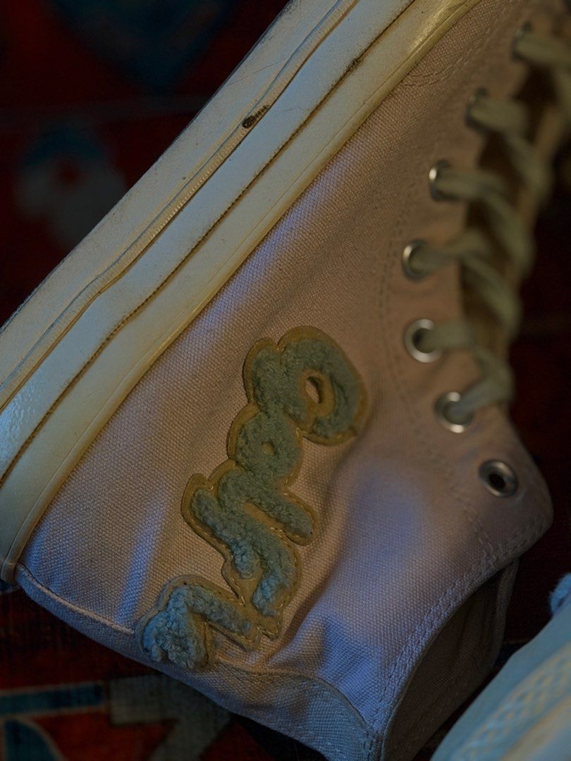 Golf Le Fleur Chuck 70’s Hi “Chenille” (Category: Casual Shoes) located in Manila. Submitted by localstreetwear (Listing ID 1465954072, Image 2). Description: Golf Le Fleur Chuck 70’s Hi “Chenille” Size: 9.5us Used 2,500 No Box .