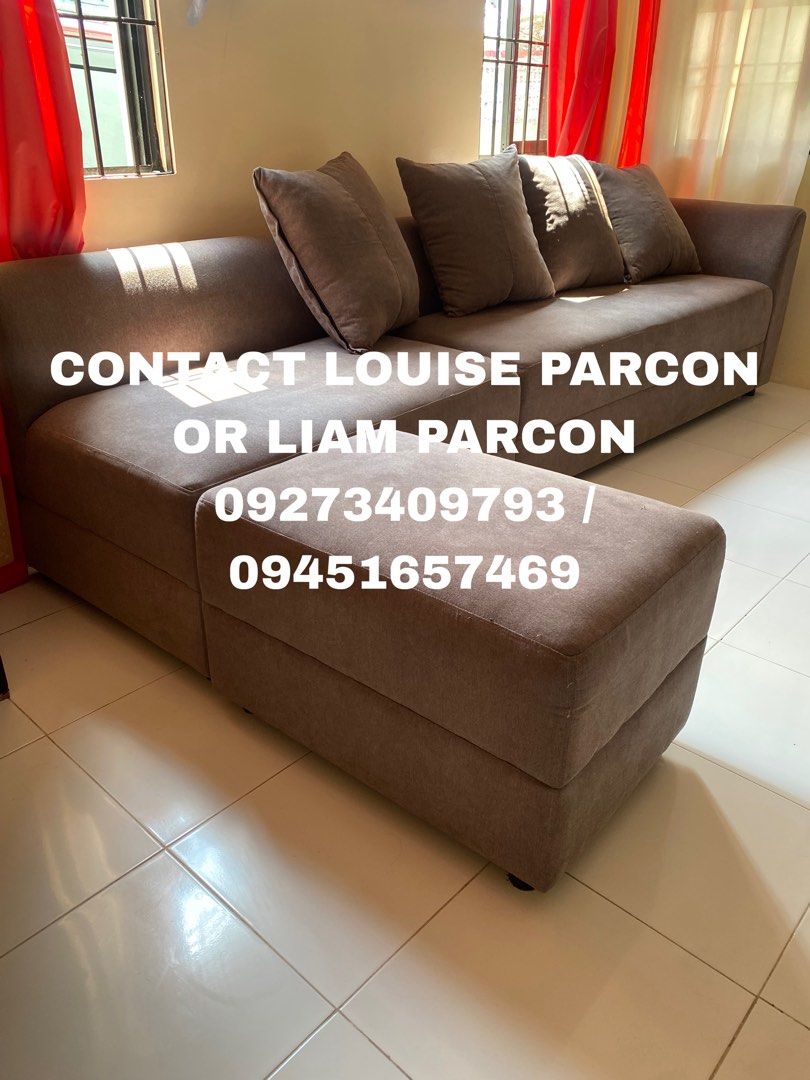GREY SOFA SET (Category: Sofas) located in Marikina City. Submitted by vparcon (Listing ID 1465777536, Image 1). Description: ‼️FOR SALE: GREY SOFA SET ‼️ ₱19,000 Original Price: ₱22,000 With 4 Sofa Pillows Still good as new Bought: June 2026 RFS: Moving Out Location: Marikina City Mode of Delivery: Pick Up/ Lalamove Mode of Payment: Bank Transfer/GCash/Cash.