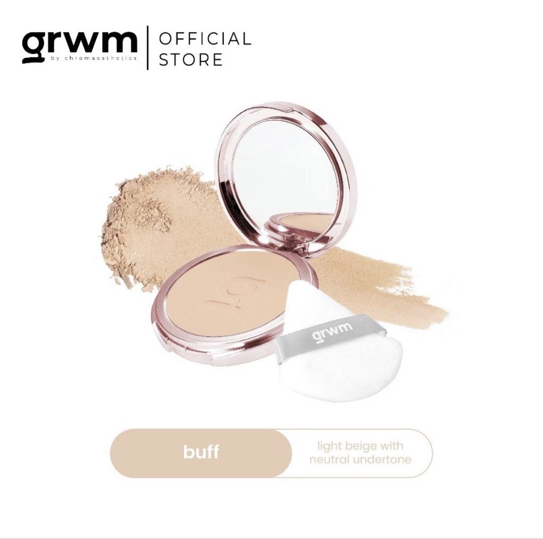 GRWM SETTING & FINISHING POWDER - BUFF (Category: Makeup) located in Manila. Submitted by mjaneeeeeyy (Listing ID 1466013597, Image 2). Description: GRWM VELVET SETTING & FINISHING POWDER - BUFF SRP: ₱549 SELLING: ₱319 🌸 brand new & authentic 🌸 just opened for picture purpose only 🌸 visit my profile for other makeups & skincare available onhand 📍Tondo, Manila MOP: Gcash | Maribank | Maya | Gotyme MOD: Lalamove | Pickup | Tiktok Checkout .