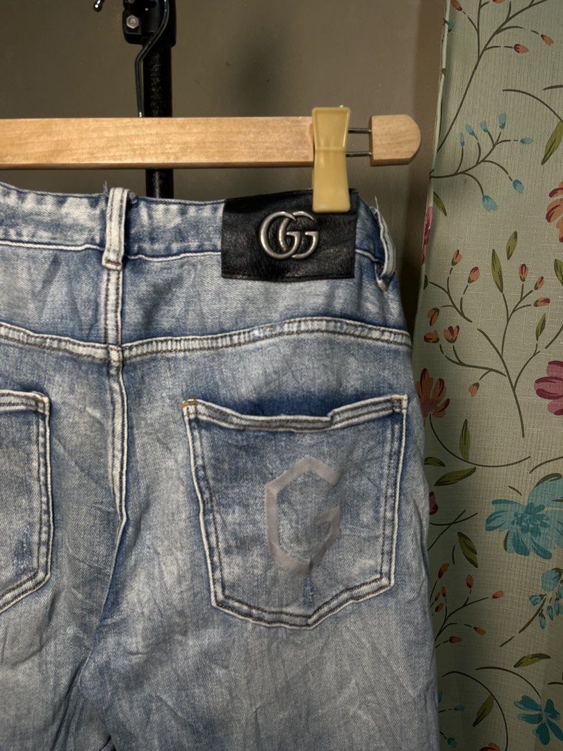 gucci (Category: Jeans) located in Bago City. Submitted by mary-joy3 (Listing ID 1466109355, Image 3). Description: gucci jeans no issue excellent size 32-34 length 41 complete tags.