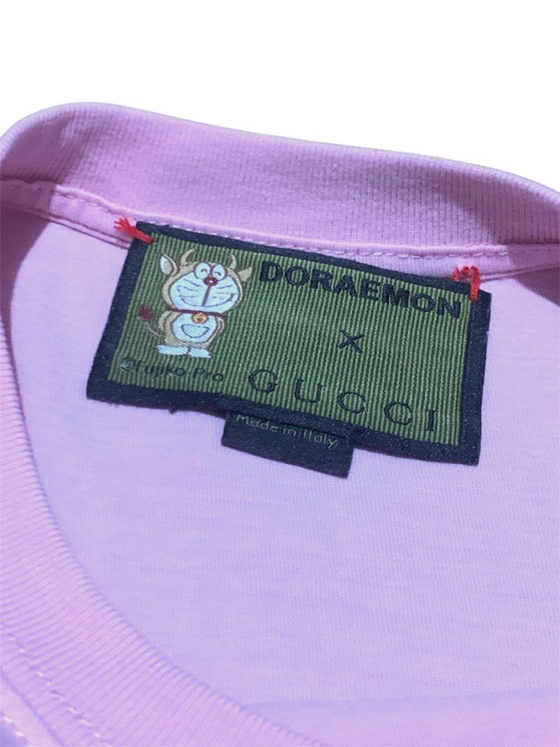 Gucci x Doraemon (Category: Tshirts & Polo Shirts ) located in Manila. Submitted by lyf_7hrift (Listing ID 1466050936, Image 2). Description: Gucci x Doraemon Shirt P350 26.5L 19.5W Dimes 9.5/10 Color Rate Excellent Condition.