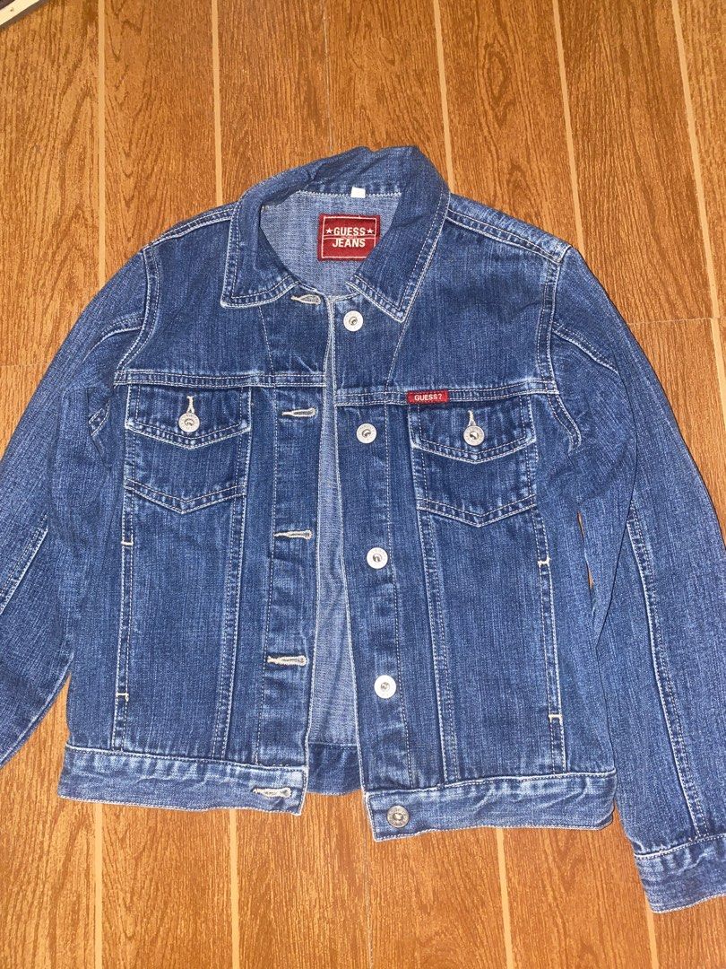 Guess Vintage Denim Jacket (Red Tags) (Category: Coats, Jackets and Outerwear) located in San Jose. Submitted by archll.archives (Listing ID 1466077923, Image 1). Description: Good Condition 16x19.