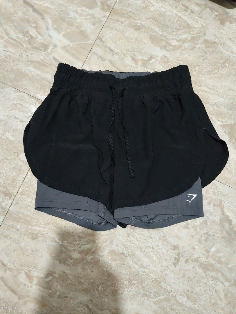 GYMSHARK RUNING 2-in-1 SHORTS (Category: Activewear) located in Talisay. Submitted by nooooooooooooooooy (Listing ID 1466155136, Image 3). Description: GYMSHARK RUNING 2-in-1 SHORTS SMALL WAIST 27 TO 30 LENGTH 14 EXCELLENT NO FLAWS, NEED WASH PM💌💌.
