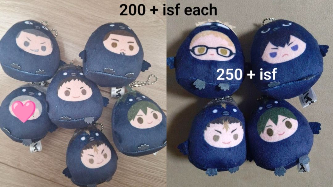 Haikyuu Tenorinzu Split Attempt (Category: Character Goods) located in Manila. Submitted by xvrkysh (Listing ID 1465995740, Image 1). Description: Prices are in the photo ₱200-250 each + isf Prio takers for tanaka, yams, & asahi (can steal other charas) Oct eta, isf not yet included Payo to secure Take all to proceed.