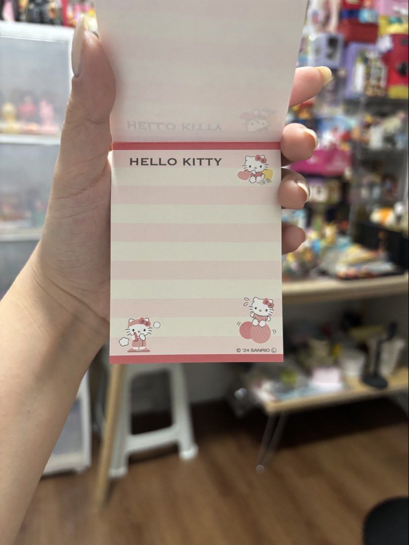 Hello Kitty Memo Pad (Category: Stationery & School Supplies) located in Caloocan City. Submitted by meowietrinkets (Listing ID 1466099494, Image 3). Description: .